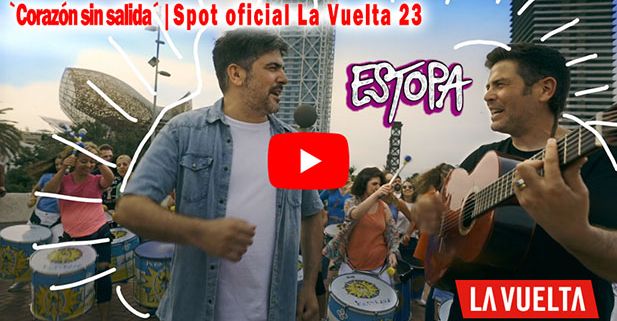 El grupo estopa presenta la sintonía de La Vuelta 2023 / ©ciclismo gonzalez
