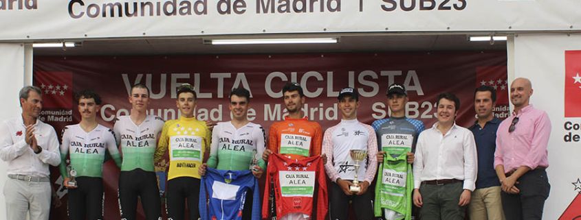 Caja Rural-ALEA se enfunda todos los maillots de la primera etapa de la Vuelta a Madrid sub-23