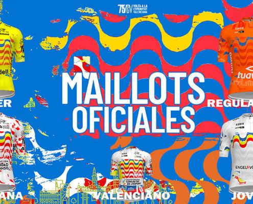 Maillots oficiales de la Volta a la Comunitad Valenciana