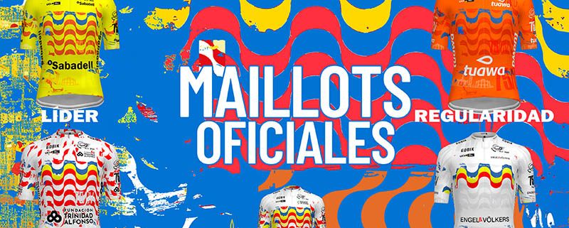 Maillots oficiales de la Volta a la Comunitad Valenciana