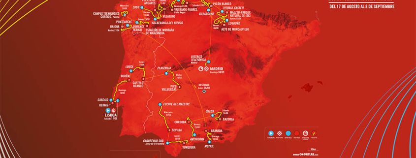 Recorrido de La Vuelta 2024. FOTO: ©unipublic
