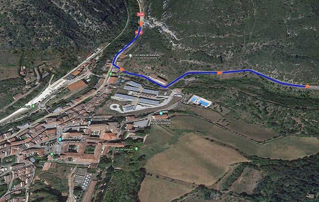 Paso por Oña

Entran por la  N232, giro a la Izd BU-V-5203 hacia Barcina del Barco, comienza puerto de 3ª categoría