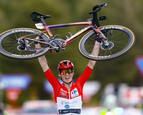 Demi Vollering, vencedora de la última Vuelta a España femenina / Unipublic-Sprint cycling agency