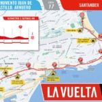Plano del recorrido por las calles de Santander / ©Unipublic / ©ciclismo gonzalez