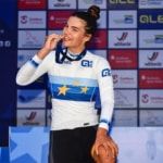 Ainara Albert en los pasados Campeonatos de Europa de pista. FOTO: Eneicat CM Team