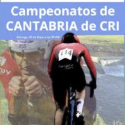 Cartel oficial de los Campeonatos de Cantabria de Cotrarreloj / Meruelo CC