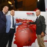 Personalidades de ambos Ayuntamientos en la presentación de la prueba en Madrid. FOTO: ©ciclismo gonzalez