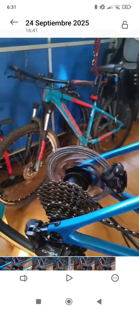 Esta es la tercera bicicleta sustraída pero solo hay fotografía del cambio