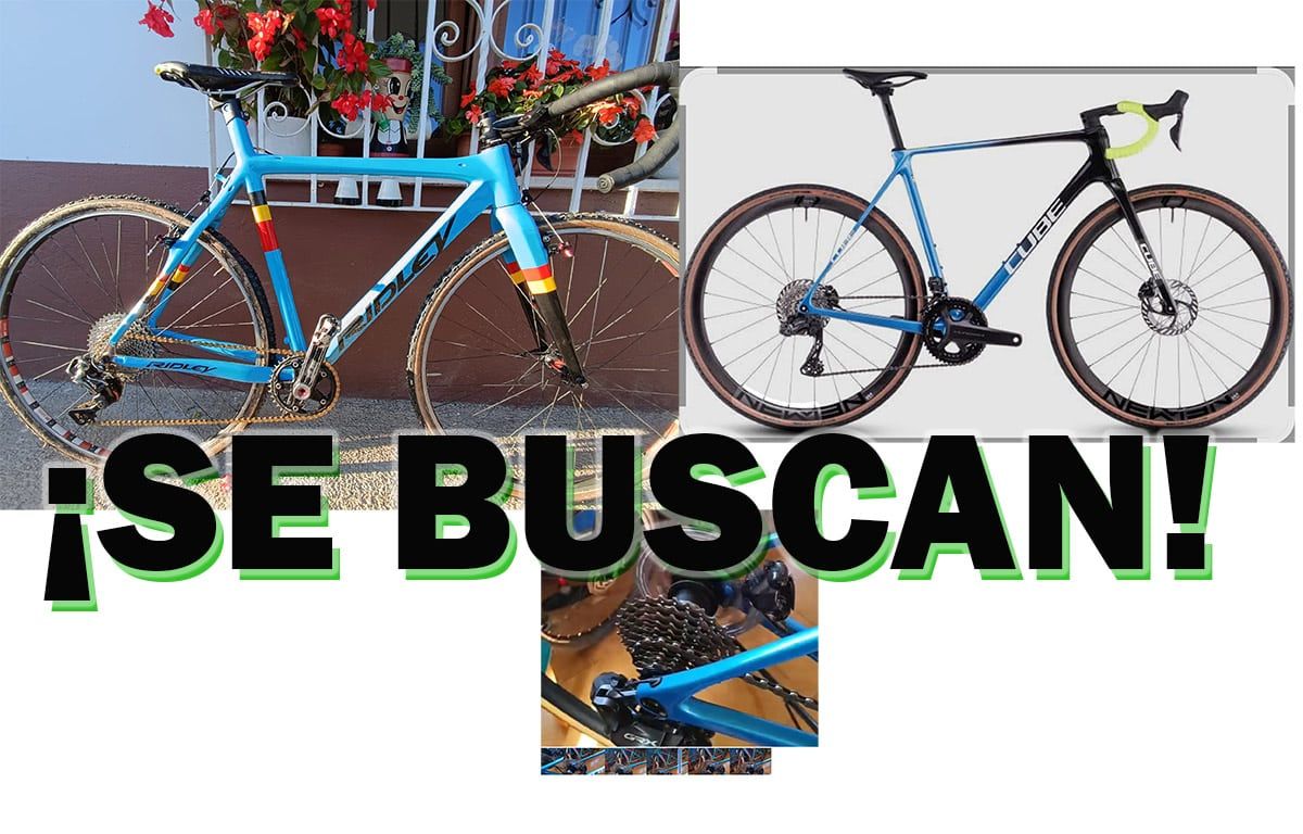 Estas dos bicicletas son las robadas a la ciclista del Castañeda-KIA Cycling Team