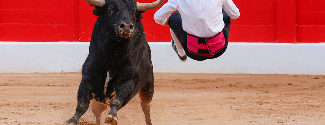 Uno de los participantes del concurso de recortadores del año pasado en santander./gonzalez sport press